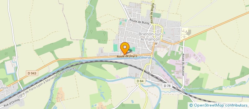 localisation de l'entreprise S.A.B - SERVICES AUTO BRIENONAIS à BRIENON-SUR-ARMANCON
