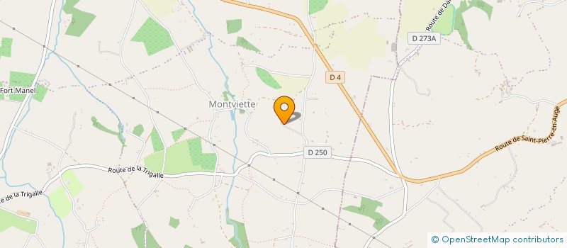 localisation de l'entreprise S.A.B TRANSPORT ET ELAGAGE  SAINT-PIERRE-EN-AUGE