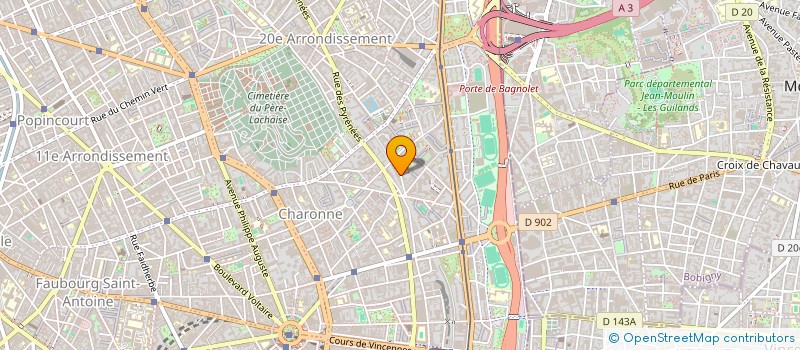 localisation de l'entreprise S.A BUREAUTIQUE SYSTEMES ASSOCIES à PARIS