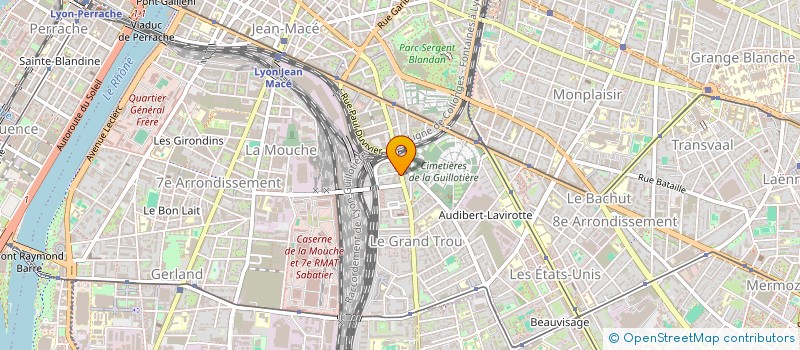 localisation de l'entreprise S.A.C ANIMATION  LYON