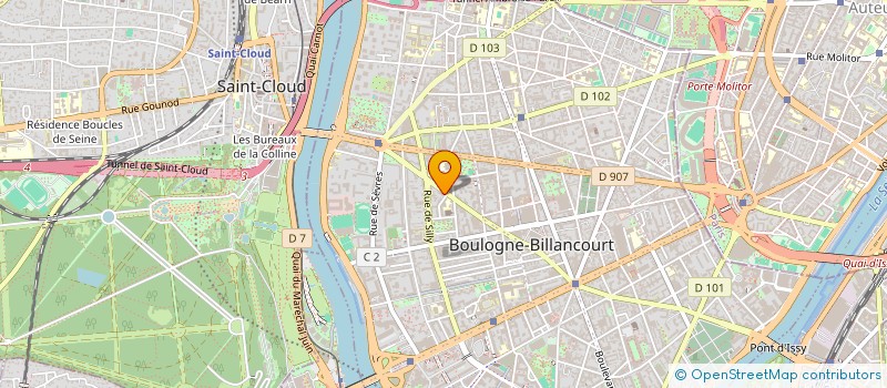 localisation de l'entreprise S A C E D E à BOULOGNE-BILLANCOURT