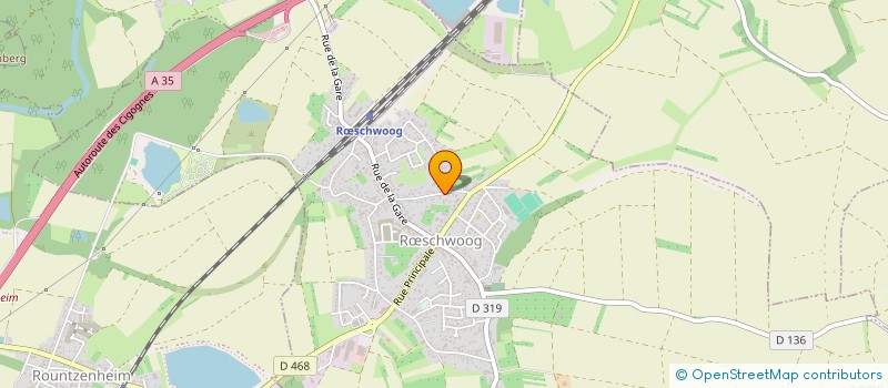 localisation de l'entreprise S.A.C SOC ALSACIENNE DE CONSTRUCTION  RSCHWOOG