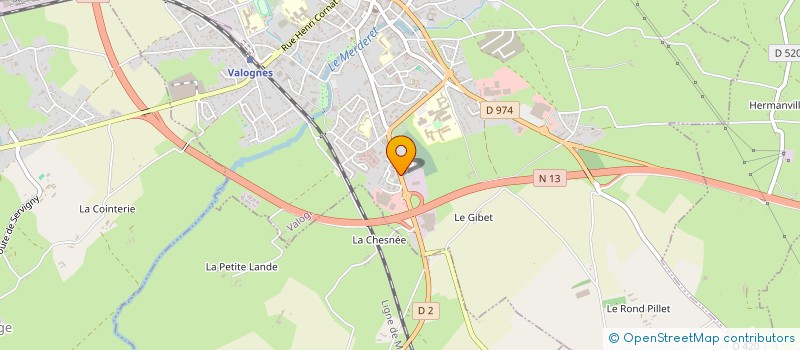 localisation de l'entreprise S.A. COBEVAL à VALOGNES