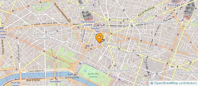 localisation de l'entreprise S.A COMGEST à PARIS
