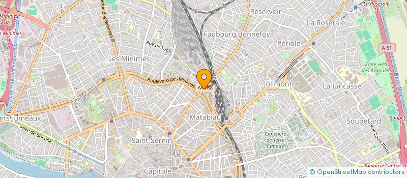 localisation de l'entreprise S.A CONSTRUCTION à TOULOUSE