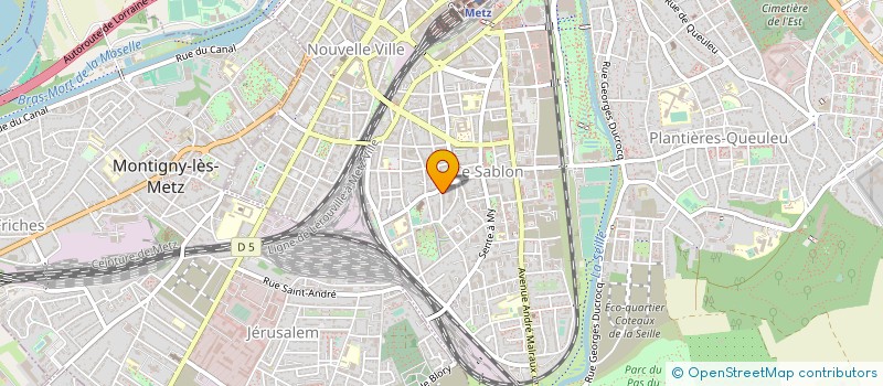 localisation de l'entreprise S A COOP METZ KELLERMANN  METZ