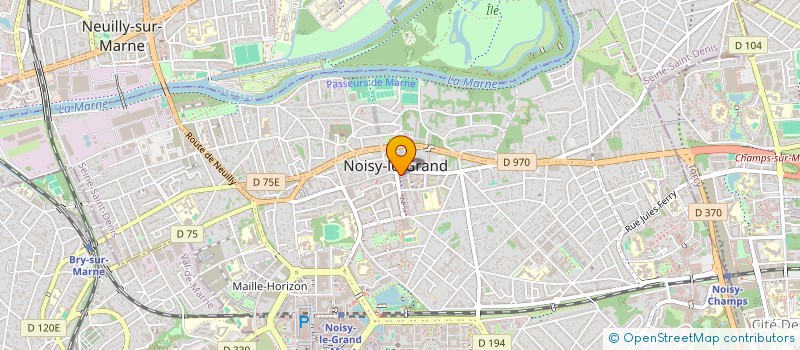 localisation de l'entreprise S.A.D. à NOISY-LE-GRAND