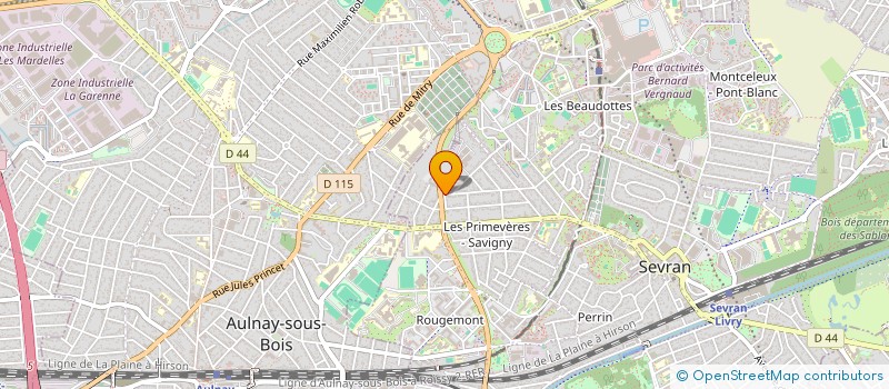 localisation de l'entreprise S.A.D.A.R.  SEVRAN