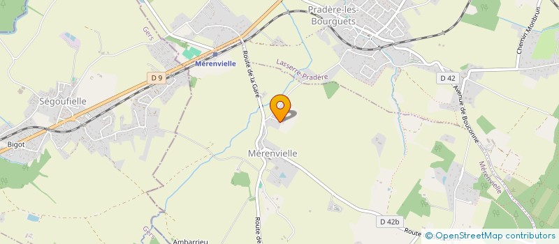 localisation de l'entreprise S.A.D. DEVELOPPEMENT  PUJAUDRAN