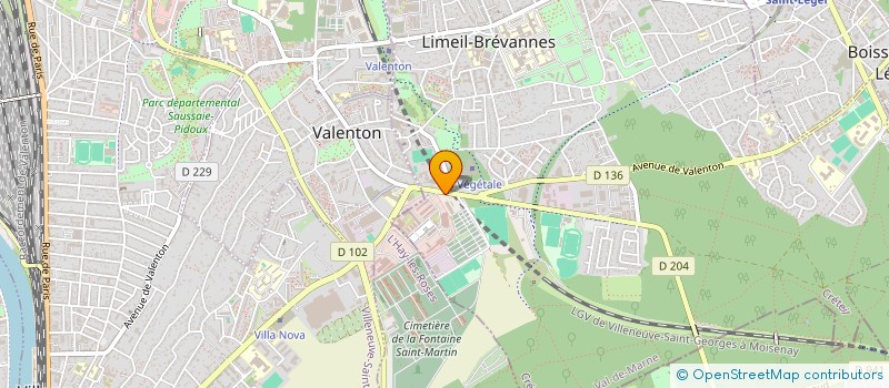 localisation de l'entreprise S A D E B  LIMEIL-BREVANNES