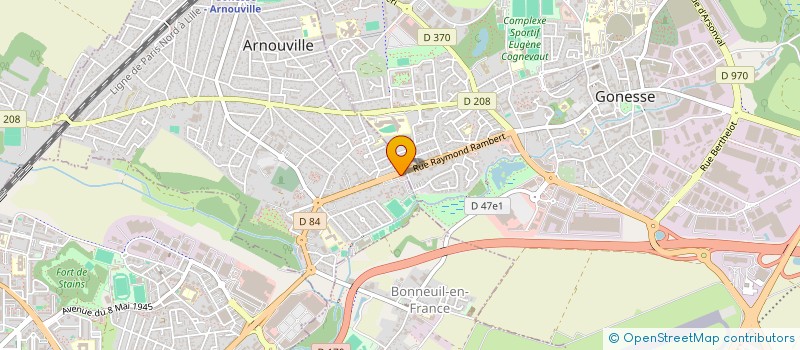 localisation de l'entreprise S A D E K  ARNOUVILLE