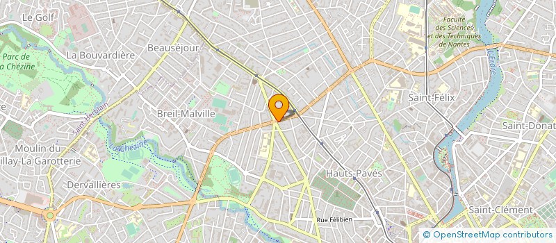 localisation de l'entreprise S A D S H à NANTES