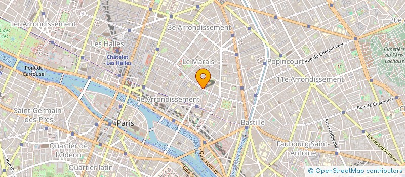 localisation de l'entreprise S.A. DAVID ET CIE  PARIS