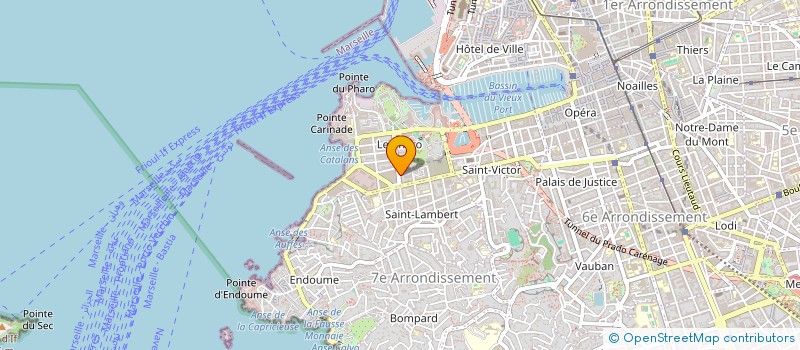localisation de l'entreprise S.A. DICK. à MARSEILLE
