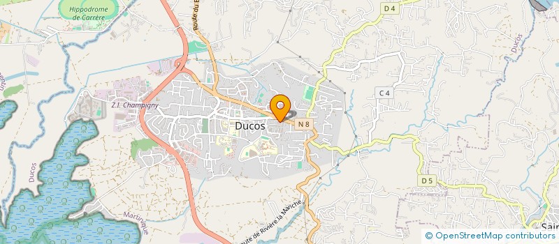 localisation de l'entreprise S.A. DISTRIBUTION à DUCOS