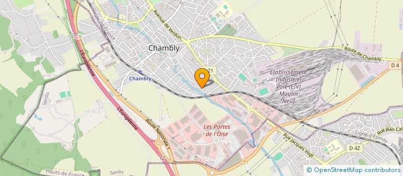 localisation de l'entreprise S.A. DOMINO à CHAMBLY