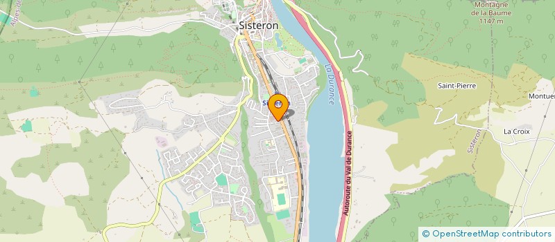 localisation de l'entreprise S.A.E.T. à SISTERON