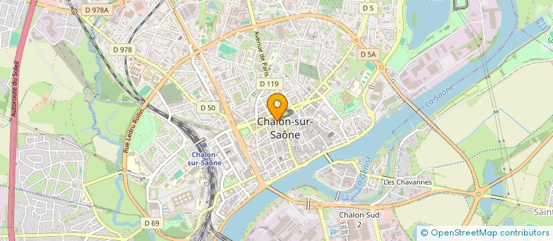 localisation de l'entreprise S A ENTREPRISE CLEAU  CHALON-SUR-SAONE