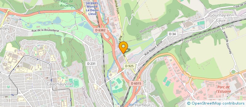 localisation de l'entreprise S A ETABLISSEMENT DAIRAINE  HARFLEUR