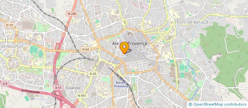 localisation de l'entreprise S.A.F. à AIX-EN-PROVENCE