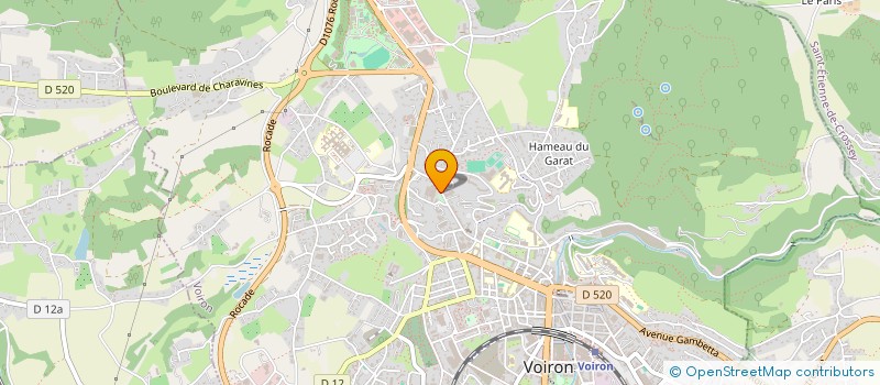 localisation de l'entreprise S.A.F. à VOIRON