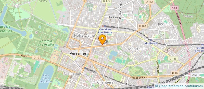 localisation de l'entreprise S A F à VERSAILLES