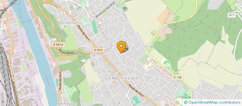 localisation de l'entreprise S.A.F.  LE MESNIL-ESNARD