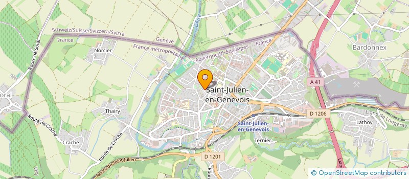 localisation de l'entreprise S.A.F.A  SAINT-JULIEN-EN-GENEVOIS