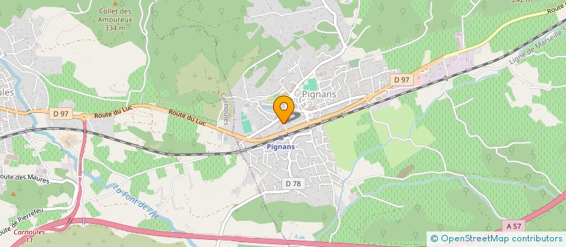 localisation de l'entreprise S&A FERMETURES  PIGNANS