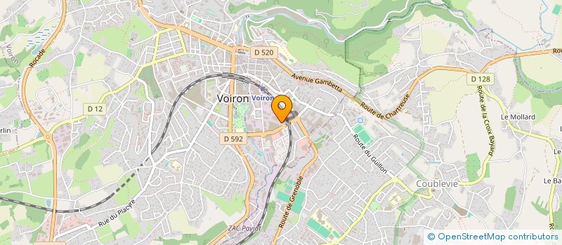 localisation de l'entreprise S A FONDERIE BOT à VOIRON