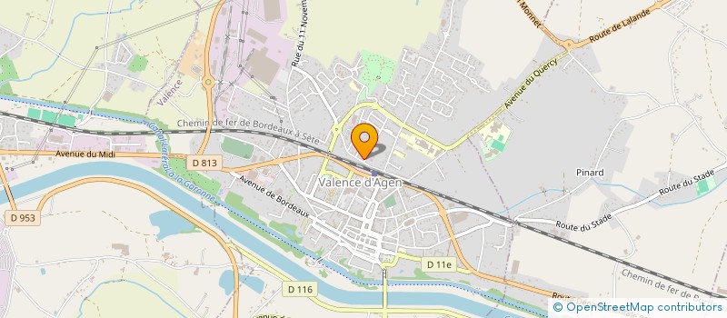 localisation de l'entreprise S.A.G. à VALENCE