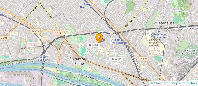 localisation de l'entreprise S.A.G. à EPINAY-SUR-SEINE