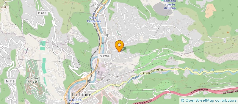 localisation de l'entreprise S.A.G CONFORT à DRAP