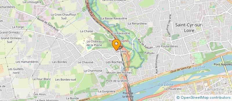 localisation de l'entreprise S.A.G.E. à FONDETTES