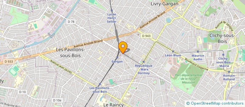 localisation de l'entreprise S.A.G.E à LIVRY-GARGAN
