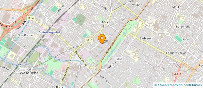 localisation de l'entreprise S.A.G.E à CROIX