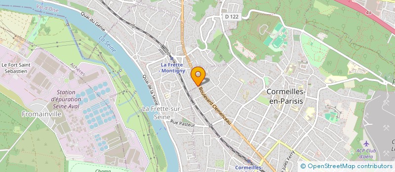 localisation de l'entreprise S.A.G.E.S.S.E. 95  LA FRETTE-SUR-SEINE