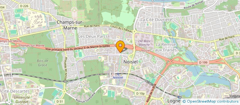 localisation de l'entreprise S.A.G.O STRUCTURES  NOISIEL