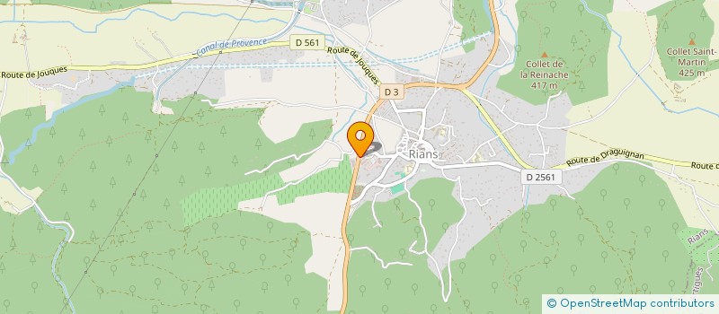 localisation de l'entreprise S A G (SYSTEME D'ARTS GRAPHIQUES) à RIANS