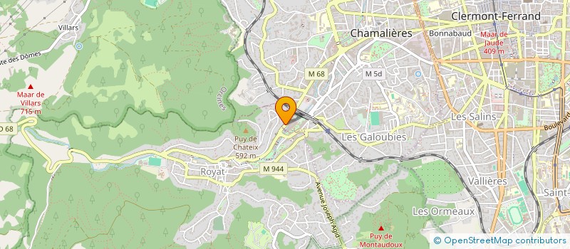 localisation de l'entreprise S.A.GI  CHAMALIERES