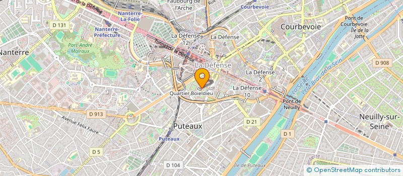 localisation de l'entreprise S A GROUPEMENT POUR LE FINANCEMENT à PUTEAUX