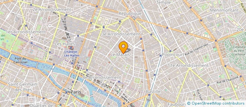 localisation de l'entreprise S A I  PARIS