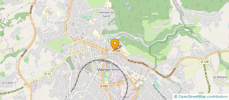 localisation de l'entreprise S.A.I à VOIRON