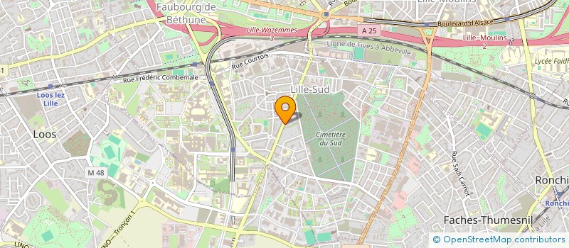 localisation de l'entreprise S.A.I.E SOC AMENAGEMENT INTERIEUR ET EXT à LILLE