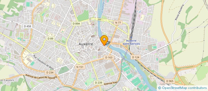 localisation de l'entreprise S.A.I. GREG à AUXERRE