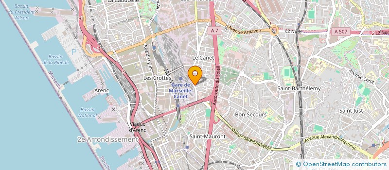 localisation de l'entreprise S.A IMMOBILIER à MARSEILLE
