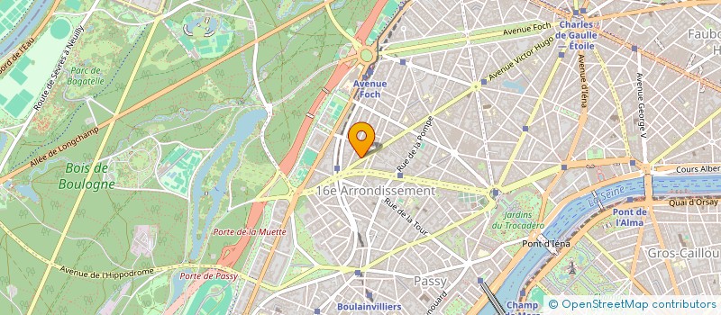 localisation de l'entreprise S & A INVEST  PARIS