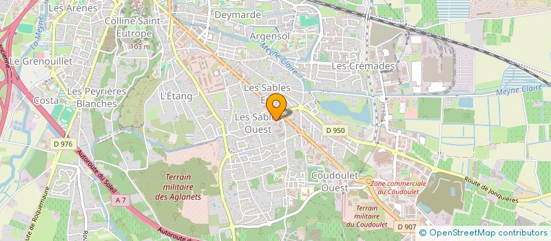localisation de l'entreprise S.A ISOLETANCHE à ORANGE