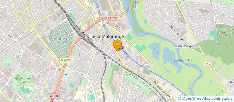 localisation de l'entreprise S.A.J.A  JARVILLE-LA-MALGRANGE