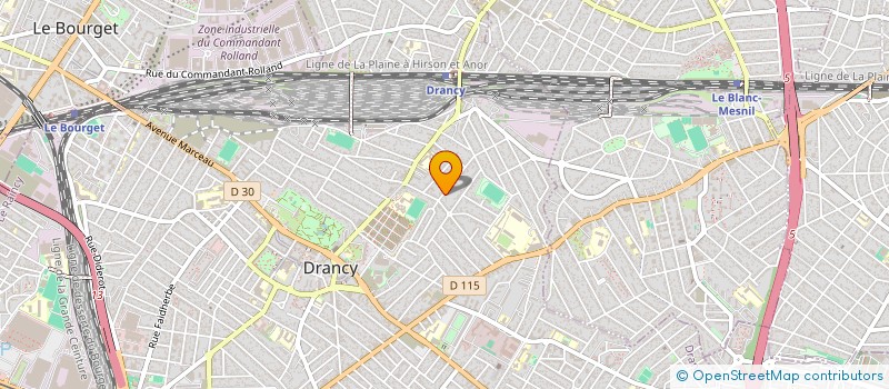 localisation de l'entreprise S.A.J  PLOMBERIE  DRANCY